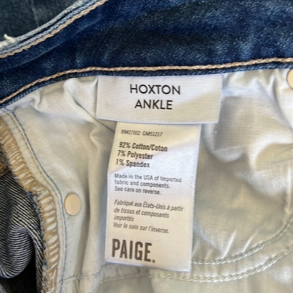 Paige jeans hoxton crop 32 - Picture 4 of 5